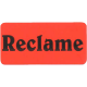Etiket fluor rood Reclame 40x20mm 1000/rol Tpk549219